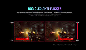 จอเกมมิ่ง A.S.U.S ROG Strix OLED XG27AQWMG ขนาด 26.5 นิ้ว ความละเอียด 1440p TrueBlack หน้าจอเงา ™   จอ OLED แบบ Tandem 280Hz 0.03 มิลลิวินาที - Product Image 5