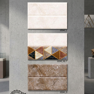 Carreaux muraux en céramique Art 300 x 450 mm, finition métallique dorée, étanches, résistants à l'usure, pour l'intérieur des bâtiments de bureaux 12x18 - Product Image 6
