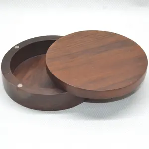 Caja de madera de nogal para joyería, embalaje de regalo pequeño personalizado, joyería de compromiso, reloj y gafas, caja de madera contrachapada