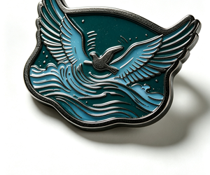 Poteau d'escalier en fer forgé sur mesure, motif décoratif vague d'oiseaux, insert en fer forgé pour portail extérieur et clôture - Product Image 2