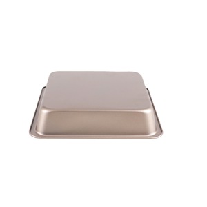 ถาดอบขนมปังเหล็กกล้าคาร์บอนทรงสี่เหลี่ยม ไม่ติดกระทะ ปลอดสาร PFOA ใช้กับเตาอบได้ เหมาะสำหรับการอบที่บ้าน - Product Image 1