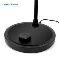 Wiscooon – lampe de bureau multifonction de haute qualité pour l'apprentissage au bureau, interrupteur, lampe d'étude, charge Dc, lampe de bureau à Led