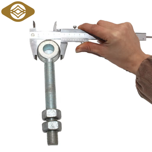 Alliage d'approvisionnement en usine galvanisé zingué matériel de gréement personnalisable boulons à oeil produit forgé à chaud - Product Image 4