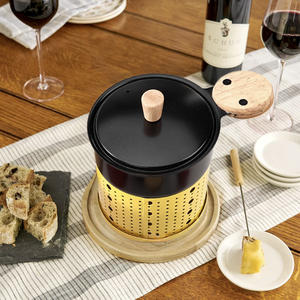 YIGO Mini plateau à <span class=keywords><strong>raclette</strong></span> léger pliable BBQ plateau de cuisson en métal portable pour usage domestique poêle - Product Image 6