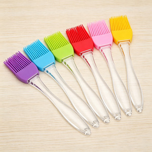 6-Color Detachable Silicone Basting Brush <b>Set</b>, Clear Handle Pastry Brush for <b>Baking</b>, Cooking & Cake Tools & Kitchen Gadgets - Product Image 1