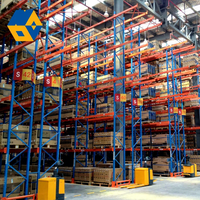 Système de support de palette empilable à étagères robustes pour le stockage en entrepôt Rayonnage de palette en acier à faisceau robuste pour le stockage en entrepôt