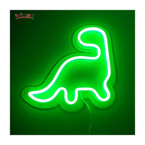 Winbo-Letrero de neón personalizado con logotipo de dinosaurio, luz LED personalizada para tienda de juguetes de dormitorio, luces LED personalizadas - Product Image 2