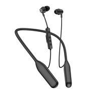 Écouteurs sans fil tour de cou anti-transpiration BT 5.4, Casque de jeu stéréo sportif avec écouteurs magnétiques A20