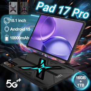 Tablet <span class=keywords><strong>PC</strong></span> <span class=keywords><strong>Pad</strong></span> 17 Pro con Cámara de 18MP+32MP, Doble SIM, Pantalla HD de 10.1 Pulgadas, 16GB+1TB de Almacenamiento, Procesador MTK Octa Core - Product Image 5