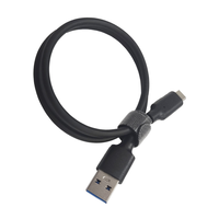 Cable SUIBO USB-C a USB-A de Carga Rápida USB 3.0 3A PD, Sincronización de Datos, PVC, 0.5M-2M, para Teléfono Móvil y Computadora