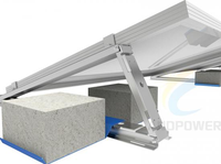 Supports de montage pour panneau solaire, accessoires chinois à bas prix, toit plat