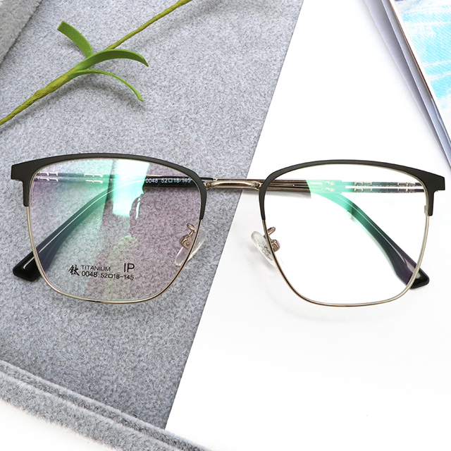 Manufacturers High Quality Eyeglasses Aviation Optical Frames Titanium Ip Eyewear