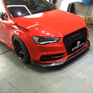 ตัวกระจายแสงด้านหน้าสำหรับรถยนต์ S3 <span class=keywords><strong>A3</strong></span>คาร์บอนไฟเบอร์ JC <span class=keywords><strong>sportline</strong></span> สำหรับ <span class=keywords><strong>Audi</strong></span> <span class=keywords><strong>A3</strong></span> 8V Sline S3ซีดาน4ประตู2014-2016 - Product Image 2