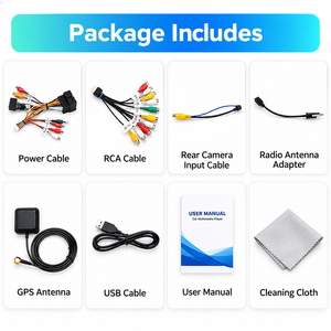 Autoradio Android 7 pouces pour tableau de bord VW, 4 Go de RAM, 64 Go de ROM, écran tactile, GPS, WiFi, lecteur multimédia stéréo USB Type C - Product Image 6