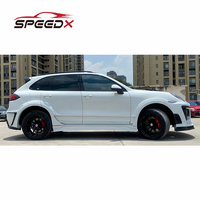 Pour Porsche Cayenne 958 958.1 Kit de carrosserie large Grille de pare-chocs avant arrière en Fiber de carbone