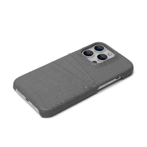 Coque de téléphone <span class=keywords><strong>portable</strong></span> antichoc élégante grise pour accessoires de Smartphone de style minimaliste IP12 13 14 15 Pro Max - Product Image 6