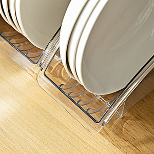 Kitchen <b>Dish</b> Rack Desktop Storage For Plates And Lids Multi Purpose No Installation Required - Product Image 2