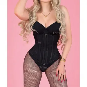 Corset Luxury Lux Latex Waist Trainer Steel Bone Women Shapers Corset Strap Body Girdles Slimming Sports Belly Belt Lingerie