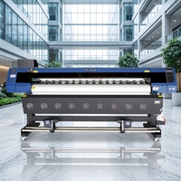 Nueva Impresora de Vinilo para Banners, Impresora de Inyección de Tinta XP600 I3200 de Doble Cabezal para Impresión Eco Solvente Rollo a Rollo, 4 Cartuchos, Plotter para Etiquetas