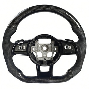 Volant sport en carbone de qualité supérieure pour VW <span class=keywords><strong>Golf</strong></span> Passat Polo B8 B7 B5 B5.5 B6 CC R32 MK3 - Product Image 4