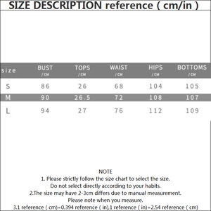 SML ฤดูร้อนใหม่ผู้หญิงสั้นเปิดสะดือ Bra เอวสูงห่อสะโพกกางเกงขากว้างชุดลําลอง - Product Image 3
