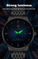 Gohuos 8828 Pembelian Grosir Jam Tangan Mewah Tahan Air Jam Tangan Quartz untuk Pria Reloj Para Hombre Montre Homme Set Kotak Tas Paket