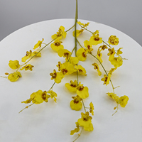 Fleurs d'orchidées artificielles hydratantes à 3 branches, style nouveau, toucher réel, pour la décoration intérieure, la Saint-Valentin et Noël, vente en gros