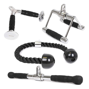 <span class=keywords><strong>Barra</strong></span> de prensa para tríceps, accesorios de entrenamiento integrados para gimnasio, <span class=keywords><strong>barra</strong></span> de tríceps, barras desplegables para ejercicio, manijas, <span class=keywords><strong>kit</strong></span> de polea para tríceps - Product Image 1