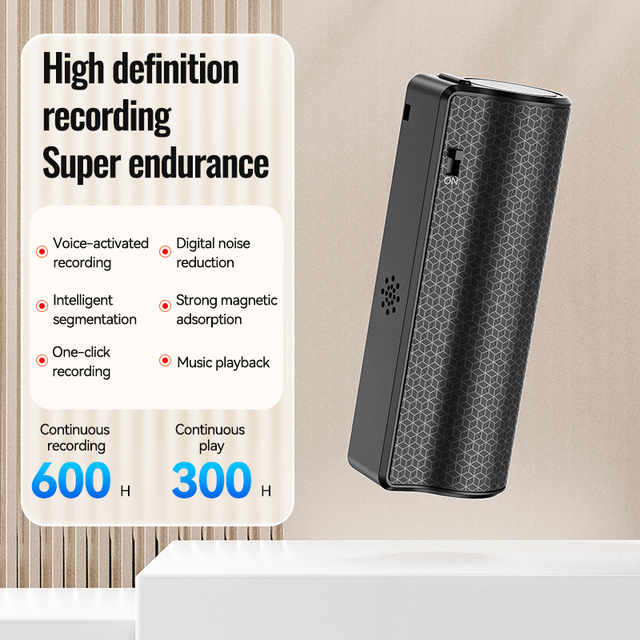 New Q70V Digital Voice Recorder Voice Activated WAV 350 Hours Playback USB Recording Device Dictaphone
