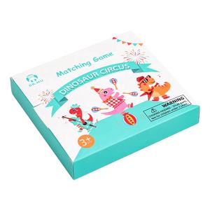 Directo de fábrica Tablero de madera Juegos de rompecabezas Circo Juegos de cartas a juego para bebé Diversión Variedad de colores - Product Image 5