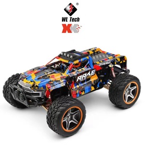 Wltoys 104016 1/10 4WD Monster Truck <span class=keywords><strong>RC</strong></span> haute vitesse avec <span class=keywords><strong>moteur</strong></span> brushless, voiture télécommandée tout-terrain RTR, modèle de course de qualité hobby - Product Image 3