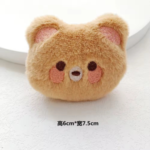 เข็มกลัดรูปสัตว์ขนาดเล็ก 5 แบบ ตุ๊กตา<span class=keywords><strong>กบ</strong></span> แมว กระต่าย หมี พวงกุญแจตุ๊กตาอนิเมะน่ารัก จี้ห้อยกระเป๋าสำหรับเด็ก - Product Image 4