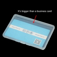Boîte de rangement en plastique transparente personnalisée en gros, matériaux de protection environnementale, emballage avec couvercle