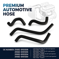 Kit de 4 tuyaux de chauffage en EPDM pour usine, référence OE 21082-8101200 21082-8101204 21082-8101206 21082-8101208, compatible LADA Samara 2108 2109 21099