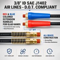 Kit de Mangueras de Freno de Aire 3 en 1 para Camiones Semi |   Líneas de ABS y Goma Aprobadas por el DOT