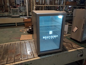Counter Top Glass Door <b>Freezer</b> Display for Ice and Foods Ssm-50b Display <b>Freezer</b> for Ice - Product Image 6