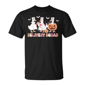 T-shirt da infermiera per il parto, modello Delivery Squad Halloween Goose Spooky - Product Image 2