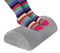Repose-pieds pour sous le bureau au travail Repose-pieds en mousse à mémoire de forme Repose-pieds réglable pour le bureau Jeux sur ordinateur et maison