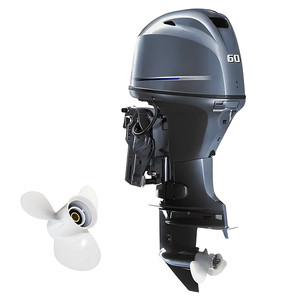 Nouveau Moteur Hors-Bord à Essence F60 4 Temps 60 CV avec Télécommande et Tige Longue pour Bateau - Offre Spéciale - Product Image 1