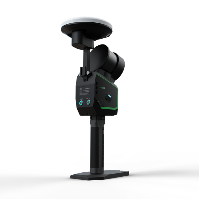 LiGrip O2 Handheld SLAM LiDAR Scanner: 3cm Accuracy, 2mm Point Cloud, All-in-One 3D Mapping Solution