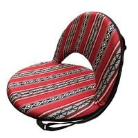 Arabe Sadu Chaise de Sol Pliante Intérieur/Extérieur Multi-Angle Réglable Saudi Stadium Audience Floor Chair avec Sangle Unique
