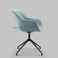 Fauteuil de style nordique Fashi sur chaise longue Chaise de salle à manger confortable pour la maison et les espaces commerciaux