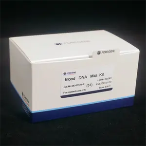 Foretene-reactivo de Laboratorio de Biología Molecular, Kit de prueba de DNA en sangre, reactivo de extracción de DNA, 5T, muestra gratis