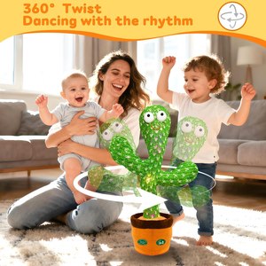 Cactus Bailarín Cantante y Hablante, Juguete Decorativo para el Hogar, Éxito de Ventas - Product Image 2