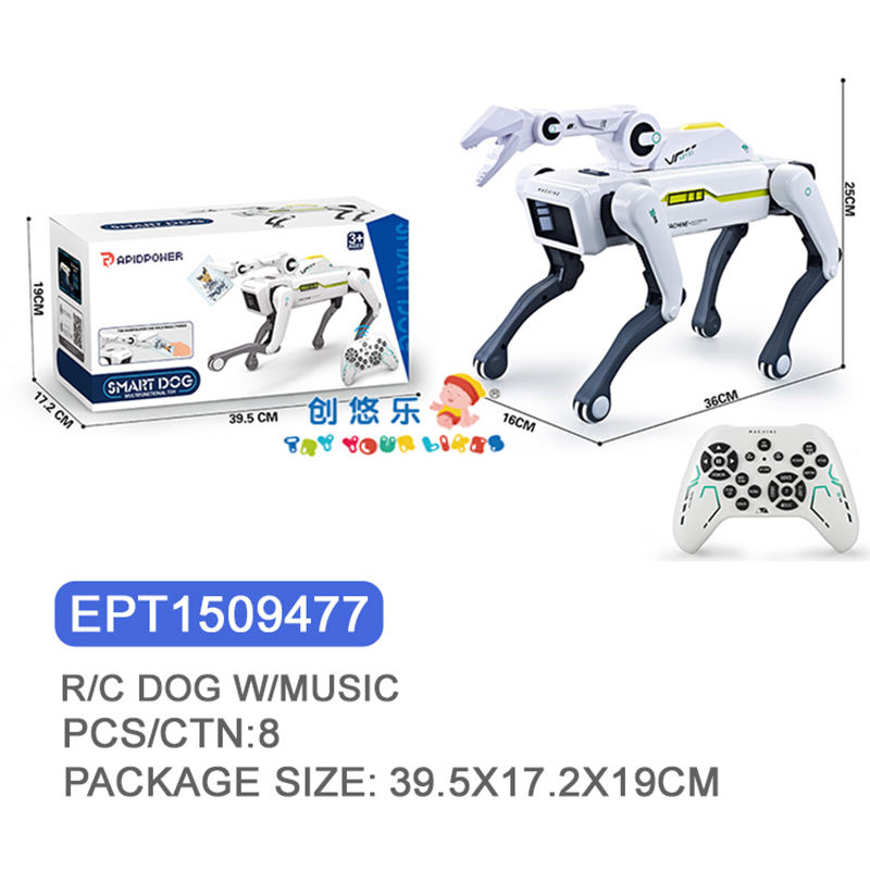 EPT1509477-RC perro con brazo mecánico y música (8 unidades/caja)