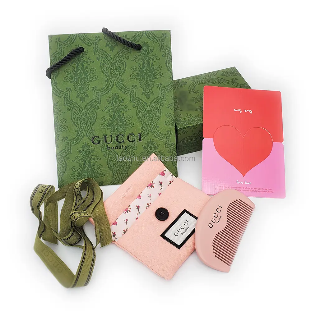 Gucc idea gift package box bag ribbon quantity paper box customization