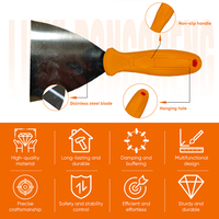 Outils de nettoyage de sols de haute qualité, nouveau style, en acier au carbone et acier inoxydable, grattoir à mastic, couteau à mastic pour murs