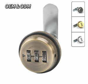 שילוב 3 ספרות חכם סגסוגת אבץ ארון מגירות דלת גלגל חיוג מנעול סיסמא דיגיטלית מנעול מצלמת - Product Image 6