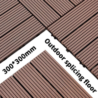 Tuiles composites faciles à installer, imperméables, bricolage, tuiles de terrasse à emboîtement, tuiles de toiture, intérieur/extérieur, jardin