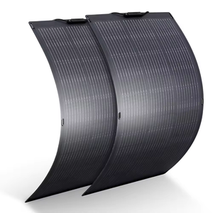 แผงโซลาร์เซลล์แบบโมโนคริสตัลไลน์คุณภาพสูง น้ำหนักเบา 100W 120W 200W 300W แบบพกพาและยืดหยุ่นสำหรับใช้งานกลางแจ้ง - Product Image 1
